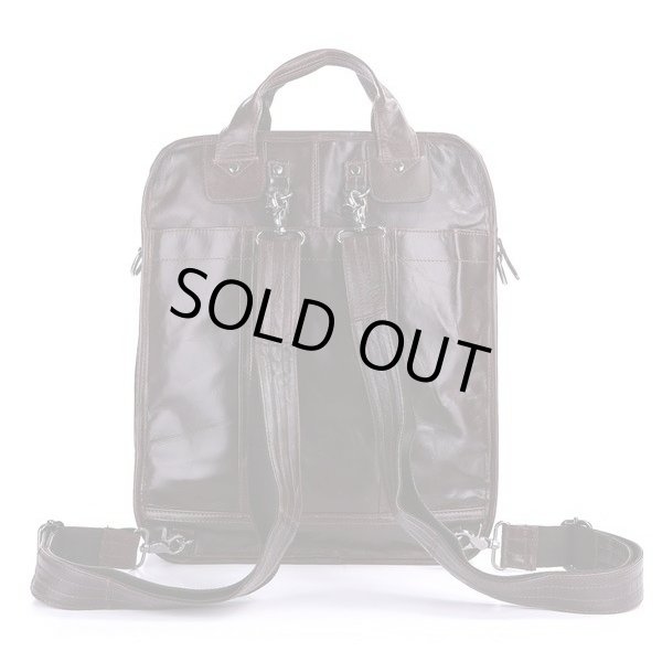 画像3: ビジネスバッグ メンズ 牛革 3ウェイ ブラウンレザー (3)