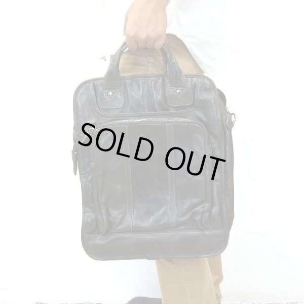 画像2: ビジネスバッグ メンズ ビジネルリュック ショルダーバッグ ハンドバッグ 牛革 3ウェイ グレーレザー (2)