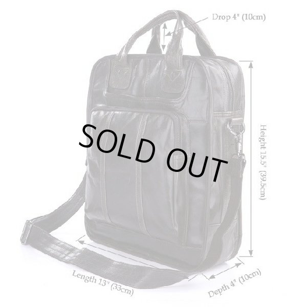 画像6: ビジネスバッグ メンズ ビジネルリュック ショルダーバッグ ハンドバッグ 牛革 3ウェイ グレーレザー (6)