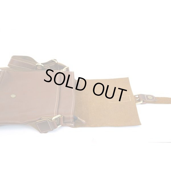 画像5: ショルダーバッグ レザーバッグ 革鞄 カジュアルメンズバッグ ブラウン (5)