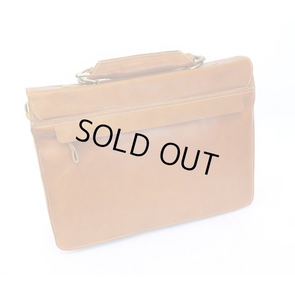 画像2: 【限定1個】ショルダーバッグ ハンドバッグ ビジネスバッグ ヴィンテージレザー 本革 メンズバッグ カジュアルバッグ (2)