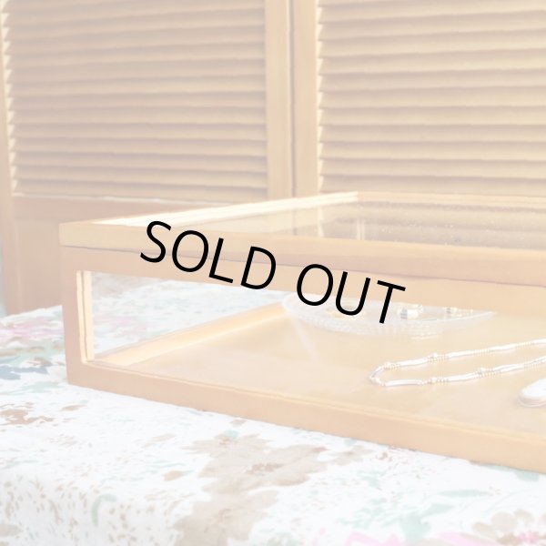 画像8: 木製5面ガラス コレクションケース ライトブラウン (8)