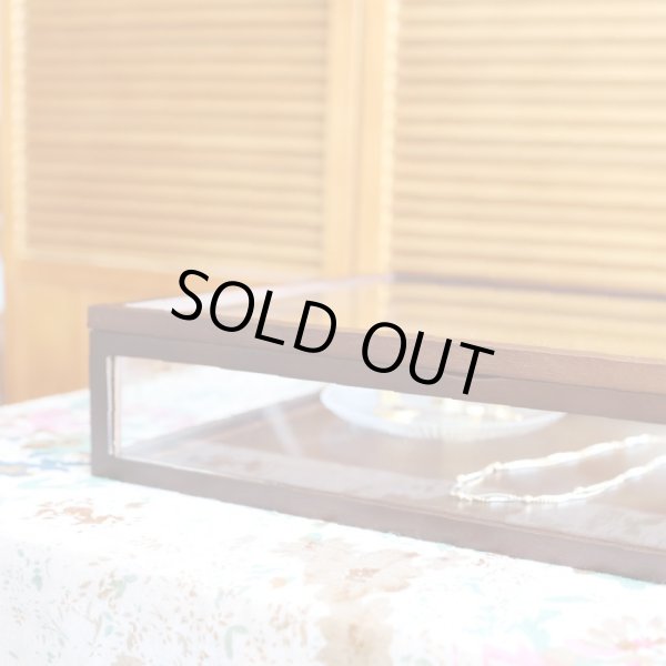 画像7: 木製5面ガラス コレクションケース ダークブラウン (7)