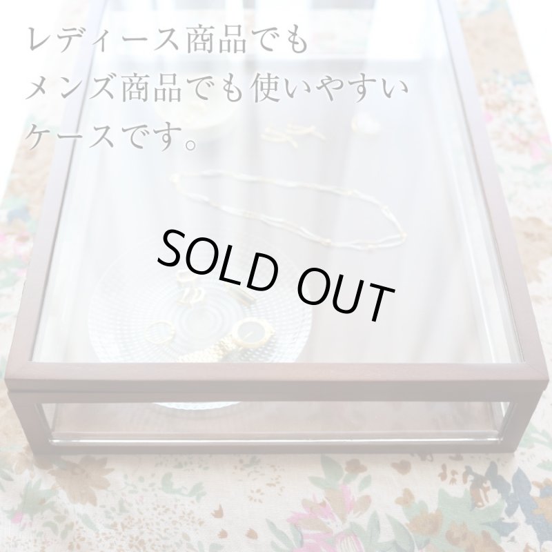 画像8: 木製5面ガラス　コレクションケース　ダークブラウン (8)