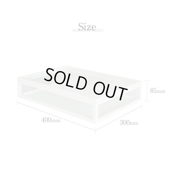 画像10: 木製5面ガラス コレクションケース ホワイト (10)