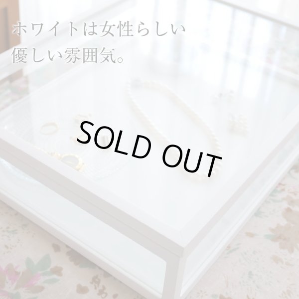 画像3: 木製5面ガラス コレクションケース ホワイト (3)