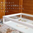 画像4: 木製5面ガラス　コレクションケース　ホワイト (4)