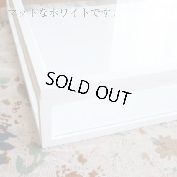 画像9: 木製5面ガラス コレクションケース ホワイト (9)