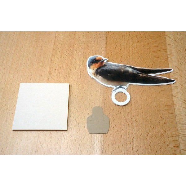 画像3: 小鳥のメモスタンド　A柄　80シート付き (3)