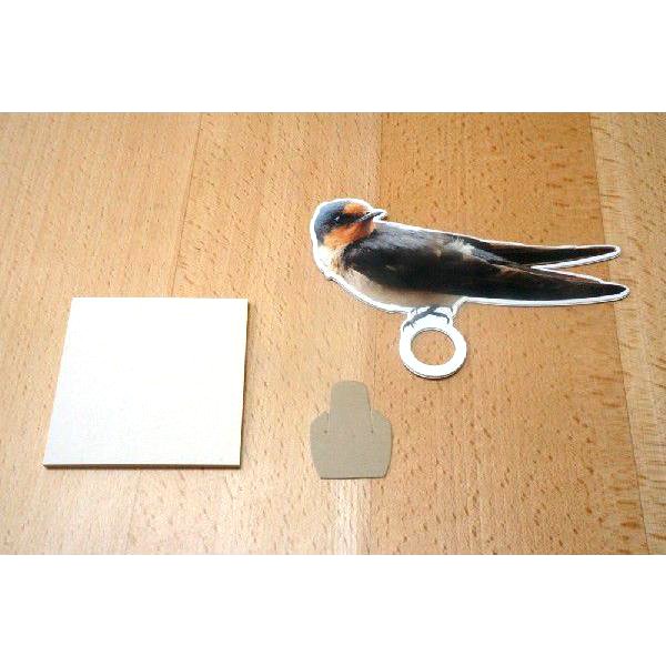 画像4: 小鳥のメモスタンド C柄 80シート付き (4)