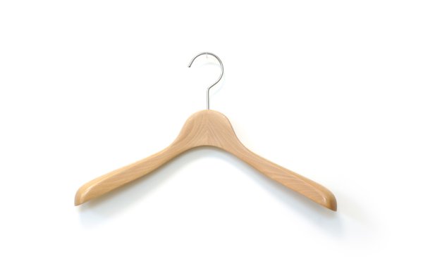 画像2: 上質なスーツのためのトップスハンガー 幅380mm (2)