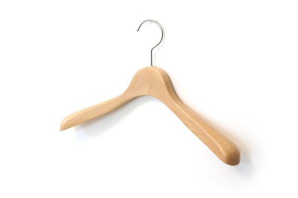 画像3: 上質なスーツのためのトップスハンガー 幅380mm (3)