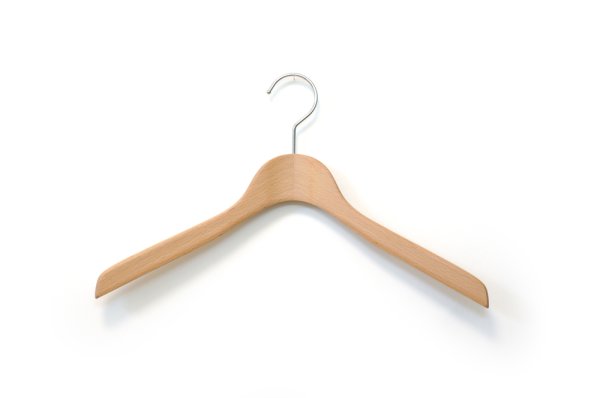 画像2: 上質なスーツのための薄型トップスハンガー　幅380mm (2)