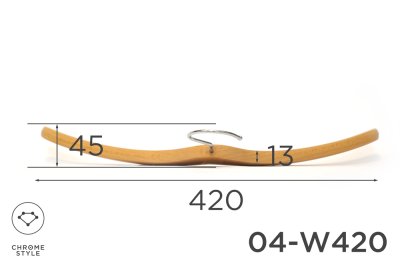 画像3: 上質なスーツのための薄型トップスハンガー　幅420mm