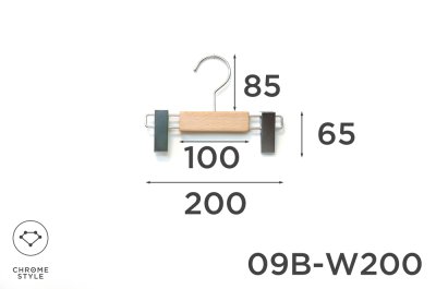 画像3: キッズのための木製ボトムハンガー　幅200