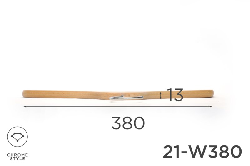 画像3: 上質なシャツのための薄平型トップスハンガー 幅380mm