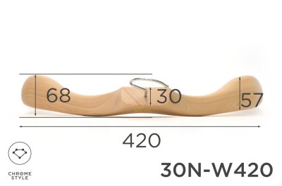 画像3: 社長・重役のためのトップスハンガー 幅420ミリ