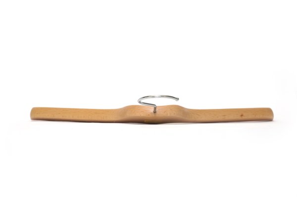 画像3: 上質なシャツのための薄型湾曲トップスハンガー 幅420mm (3)