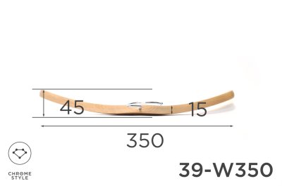 画像3: キッズのための木製ハンガー　幅350mm