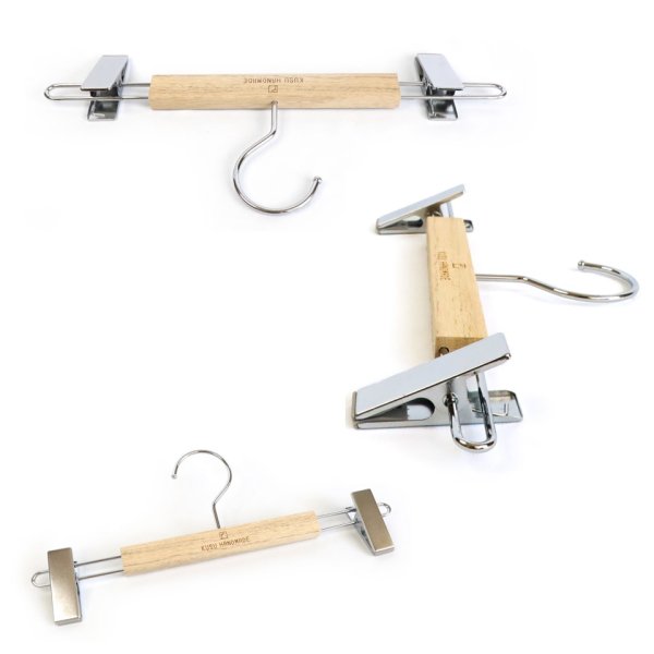 画像7: 【防臭・防虫】国産くすのきワイドボトムハンガー 32cm (7)