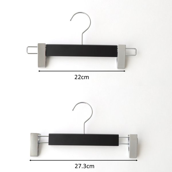 画像2: ボトムハンガーピンチ式艶消しブラック (2)