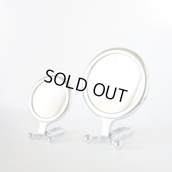 画像8: 【7倍拡大鏡付きミラー】手鏡と卓上ミラーの両様使い コンパクトミラーS (8)