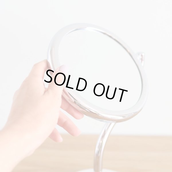 画像7: 【3倍拡大鏡あり】クロームスピン カーヴィテーブルミラーM【美曲線】 (7)