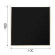 画像2: 真鍮マグネットブラックボード 400×400正方形 (2)