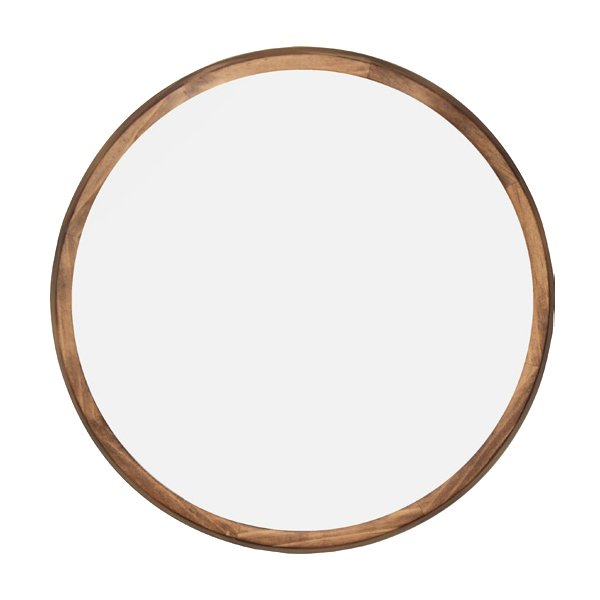 画像2: 丸型ウッドウオールミラー　アコウスティック (2)