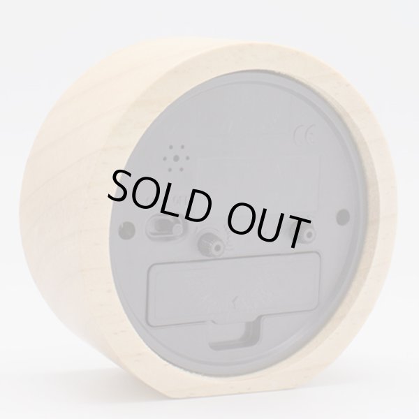 画像5: シンプルなウッドアラームクロック (5)