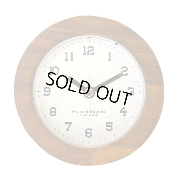 画像3: シンプルなウッドアラームクロック (3)