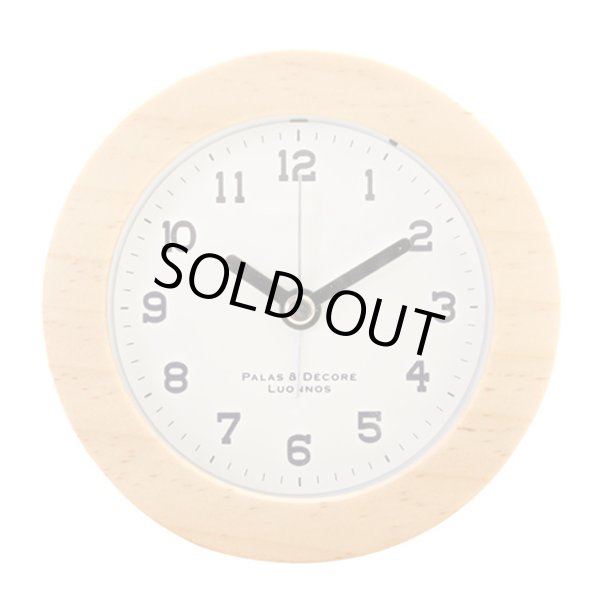 画像2: シンプルなウッドアラームクロック (2)