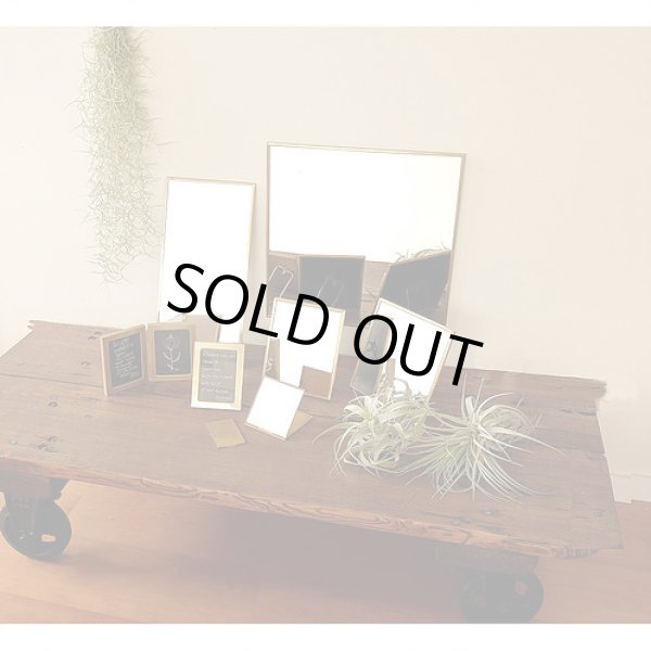 画像3: 12月以降入荷予定【縦横両用】真鍮卓上ミラー　W154×H187 (3)