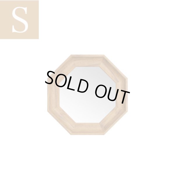 画像1: 12月以降入荷予定【Sサイズ】開運八角形ミラー　プロローグ  スタンド&ウォールミラー　ナチュラル (1)