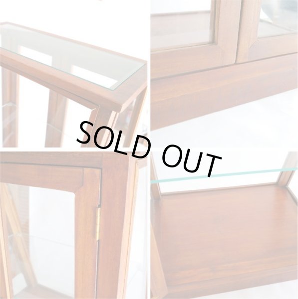 画像13: ミニショーケース 木製ガラスキャビネット【送料無料】 (13)