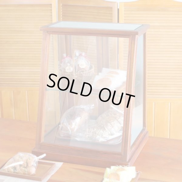 画像2: ミニショーケース 木製ガラスキャビネット【送料無料】 (2)