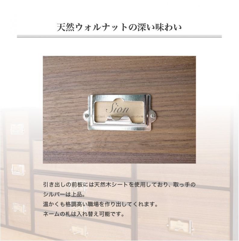 画像6: 【卓上収納】レトロモダンなデザインのシオンシステム収納　ブラウン　A4書類収納　デスクトップ収納　おしゃれ　インテリア (6)
