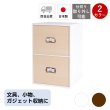 画像1: レトロモダンなデザインの卓上収納　シオン　ビデオ・DVDが入るサイズ　木製　ホワイト　システム収納シリーズ (1)