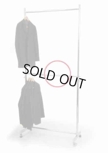 画像7: オプションパーツ 2段バー 業務用ハンガーラック・ストロンガー専用（幅60、75、90　用） (7)